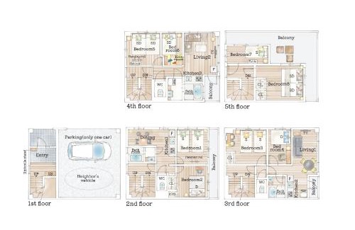 Sumida Villa | Perfect for Families and Groups, Spacious 197m2 Home with 8 BR & 3 BA, Up to 15 ppl with Parking and 3 Stations, Home suite Home Ryogoku