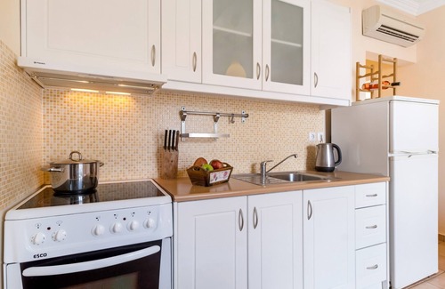 Vassiliki Apartamento | Apartamento que admite mascotas Villa Captain Fotis 4 con vistas al mar y balcón