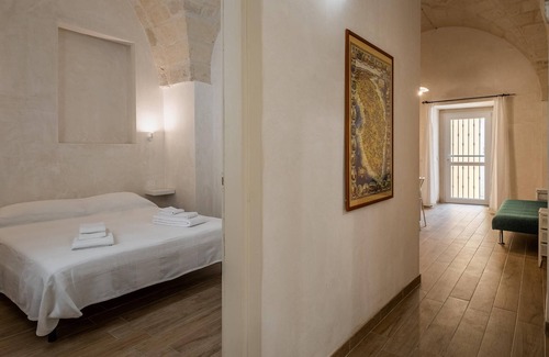 Uggiano la Chiesa Casa | Casa de vacaciones que admite mascotas Casa Papadia - Bilocale Oleandro con piscina y Wi-Fi