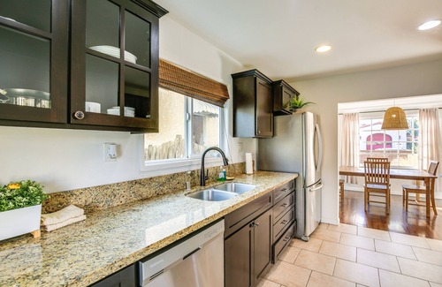 North Long Beach Casa | Spanish-Style Long Beach Bungalow Near Beaches!