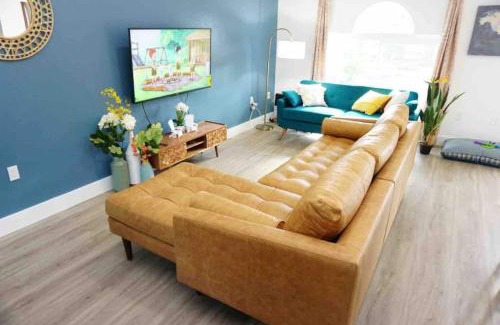 Palm Coast Casa | Pets Ok! Boho Bungalow 12mins 2 Beach Wpool Table