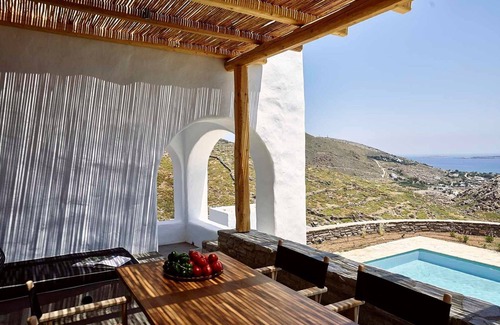 Santa Maria Villa | Villa con vistas al mar en Paros | Villa de lujo | Vista al mar | Gran terraza | 3 BDR | Santa Maria