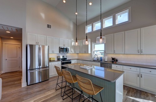 Avon Casa | Playroom, Basketball & Pool; Lakefront w/ Sound & Sunset Views; Dog Friendly