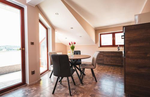 Podoli Apartamento | POINT flat, beautiful view from terrace to Prague Castle