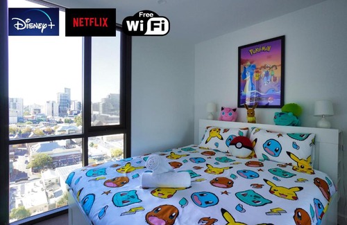 Adelaide Central Business District Apartamento | Pokémon Theme Luxury 2BR Apartment with King Beds & Stunning Views