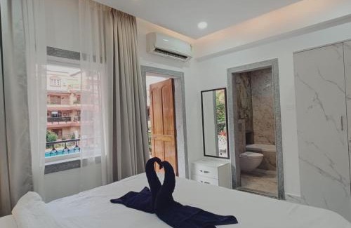 Saunta Vaddo Apartamento | Pool facing luxury 1bhk near Calangute,baga beach