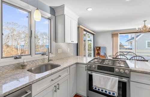 Popponesset Casa | Popponesset- 3 bedrooms, 3 baths, sleeps 6 & outdoor shower. Views for miles.