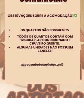 Cruzeiro Casa | Pousada dos Artistas unidade 2