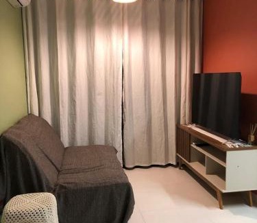 Ilheus Apartamento | Praia dos Milionários - Ilhéus - Apartamento Duna 403 com 2 quartos - Completo - Vista mar - Conforto