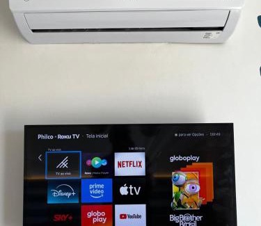 Prainha Apartamento | Prainha com roupa de cama e banho