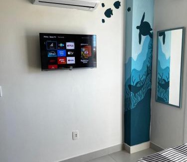 Prainha Apartamento | Prainha com roupa de cama e banho