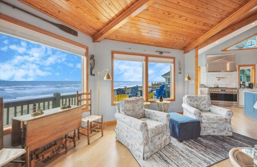 Avon Casa | Premier Oceanfront Dog Friendly w/ Deluxe Pool, Hot Tub, Elevator, EV Charger