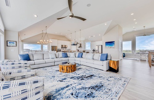Hatteras Casa | Premier Oceanfront Estate w/ Pool, Hot Tubs, Elevator, Theater, and Much More