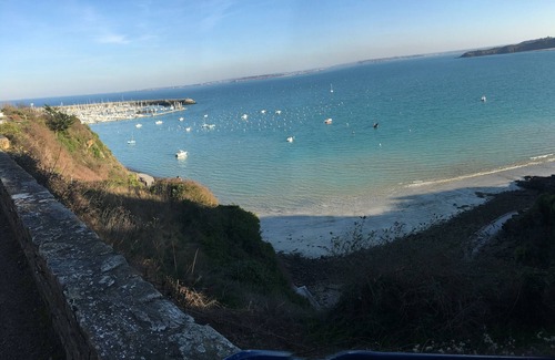 Saint-Cast-le-Guildo Apartamento | bonito apartamento T2 con vistas al mar y jardín