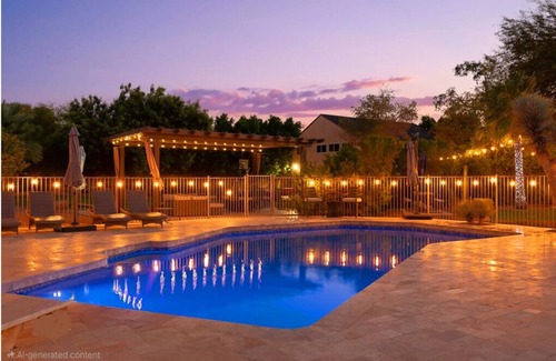 Paradise Valley Village Casa | Prime Location! 5000Sq'-Acre Pool/Game Room/Hot Tub/Putting Green/180+ 5★ratings