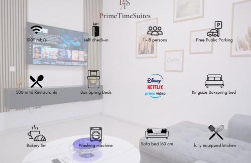 Frohnhausen Apartamento | PrimeTime Suite für 8+Küche/WIFI