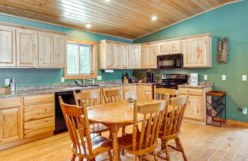 Park Falls Casa | Private Dock, BBQ Ready Lakefront Fifield Home!