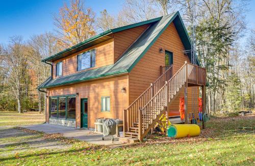 Park Falls Casa | Private Dock, BBQ Ready Lakefront Fifield Home!