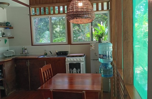 San Ignacio Cabina | Private forest view cabin w/AC, 2 beds-restaurant and car rental on site.