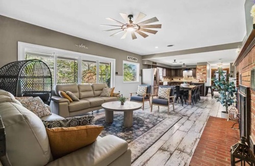 Piney Casa | Private Heated Indoor Salt Water Pool House on 4 Acres! 2 Game Rooms & Fire Pit