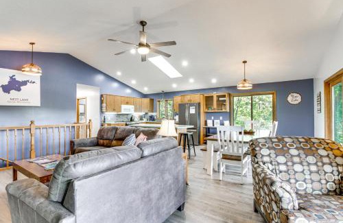 Spicer Casa | Private Lakefront Retreat with Hot Tub, Deck and Views