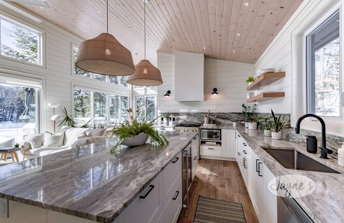 Muskoka Lakes Cabaña | Professionally styled luxurious 4 bdrm 3 bath cottage on Lake Joe!