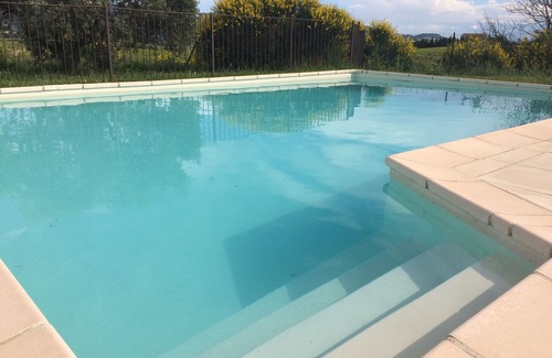 Rasteau Casa | Casa de campo provenzal con piscina privada, hermosa vista