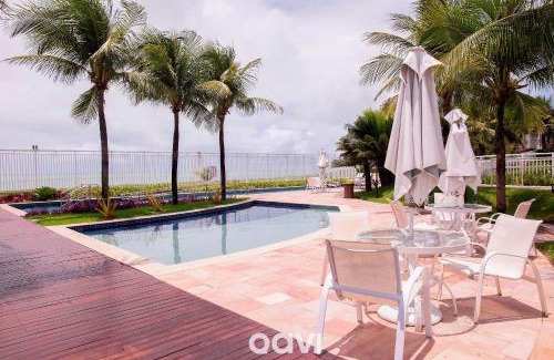 Pium Apartamento | Qavi - Flat Resort Beira Mar Cotovelo #InMare322