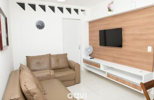 Pium Apartamento | Qavi - Flat Resort Beira Mar Cotovelo #InMare322