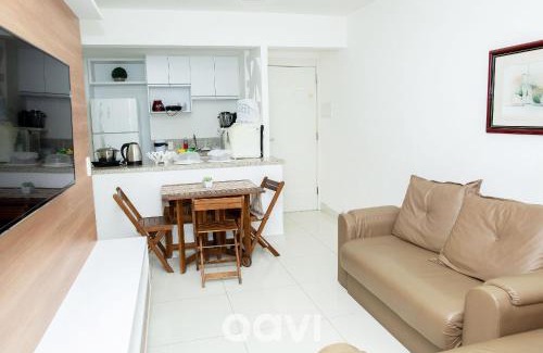Pium Apartamento | Qavi - Flat Resort Beira Mar Cotovelo #InMare322