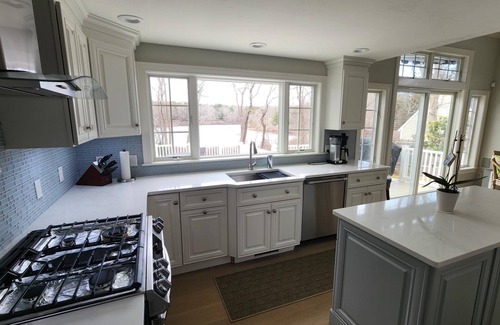 Marstons Mills Casa | Quiet Little Pond and Mystic Lake view on private Road on Marstons Mills