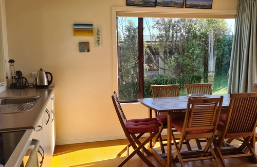 Pakawau Cabaña | Quiet Pakawau beachfront home - beautiful views of Golden Bay and Farewell Spit.