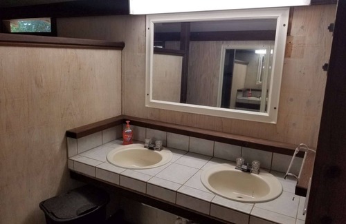 Los Gatos Cabina | Quiet Small Rustic Camping Cabin, Large Lot, Redwoods in 45acre Mountain Retreat