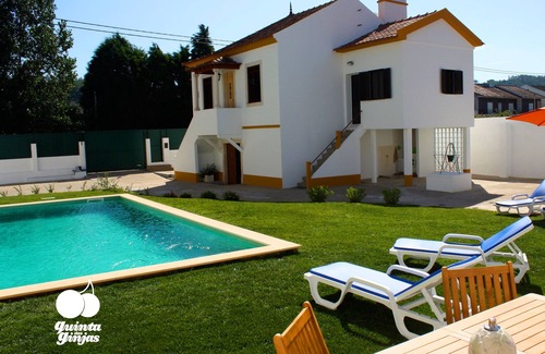 Maiorga Cabaña | Quinta das Ginjas - Alojamiento con piscina privada