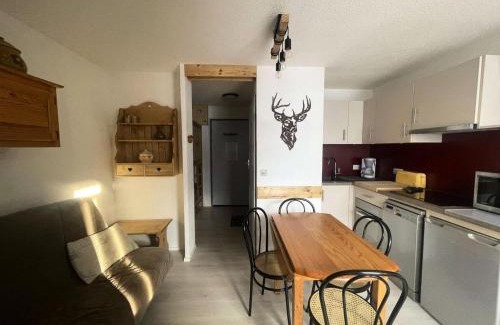 Mont-de-Lans Apartamento | Résidence Arc En Ciel C - Coquet T2 face à la montagne et avec vue dégagée sur la "Vallée Blanche" MAE-5451