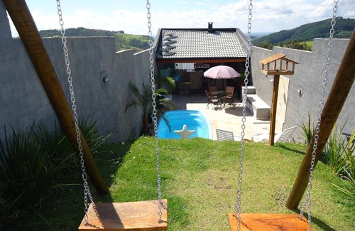 Serra Negra Casa | Recanto Por do Sol, vista para as montanhas e vale