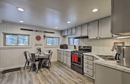 Eagle River Cabaña | Recently renovated waterfront cottage with private pier and fire pit