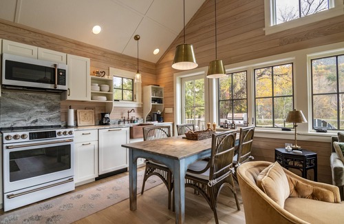 Keene Valley Casa | Red House- Eco Design with Tesla Charger