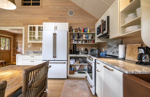 Keene Valley Casa | Red House- Eco Design with Tesla Charger