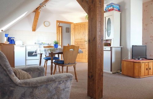 Herzsprung Apartamento | Reitpension Wiesengrund: cozy apartment on a riding and farm