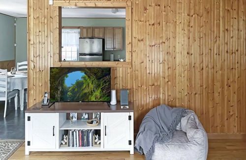 Stamford Casa | Relax by our scenic brook and enjoy the view of the Green Mountains!