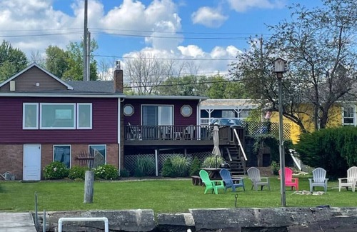 Niobe Cabaña | Vacaciones en el lago, excelente vista, muelle propio + pozo de fuego + BBQ + estacionamiento + cerca del centro