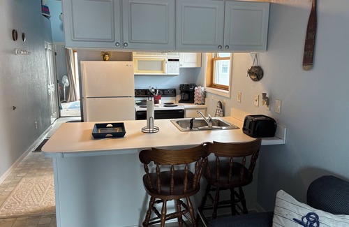 Oak Harbor Condominio | Relaxing 2 bedroom Lake Erie Condo with dock in Oak Harbor