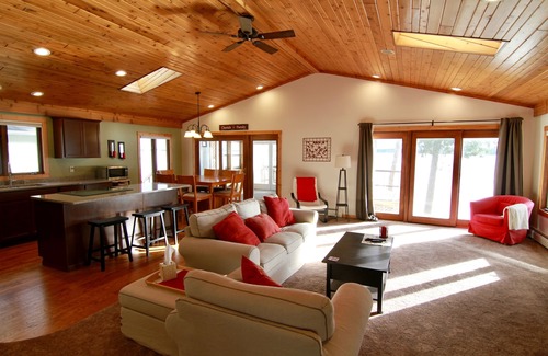 Crandon Casa | Retiro relajante Lake Front Con Spectaular Vistas del lago Metonga