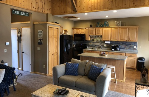 Waterford Casa | Relajante Waterfront Home en Elm Island Gran pesca en el lago Tichigan / Fox River