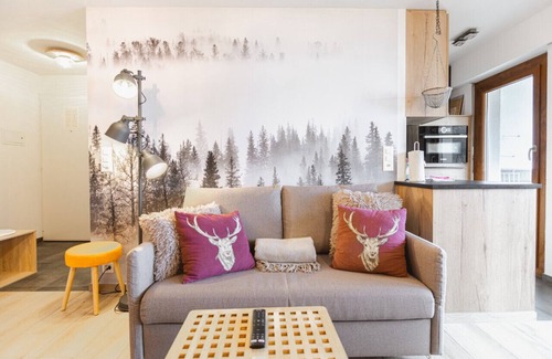 Randogne Apartamento | Renovated studio with breathtaking views of the Alps