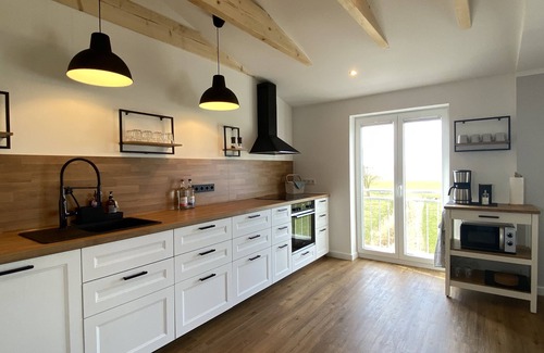 Simonsberg Apartamento | Alquiler-2 Schlafzimmer-Baño privado-Vista al campo