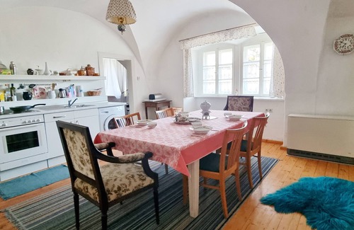 Arzberg Casa | Casa de vacaciones Rittergut Schlottenhof en una zona rural tranquila (WIFI + WIN-PC)