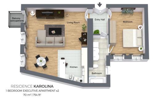 Prague 1 Apartamento | Residence Karolina