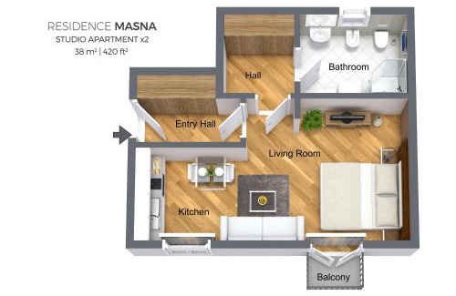 Stare Mesto Apartamento | Residence Masna